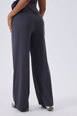 Women High-Waist Relaxed-Fit Drawstring Yoga Lounge Pants