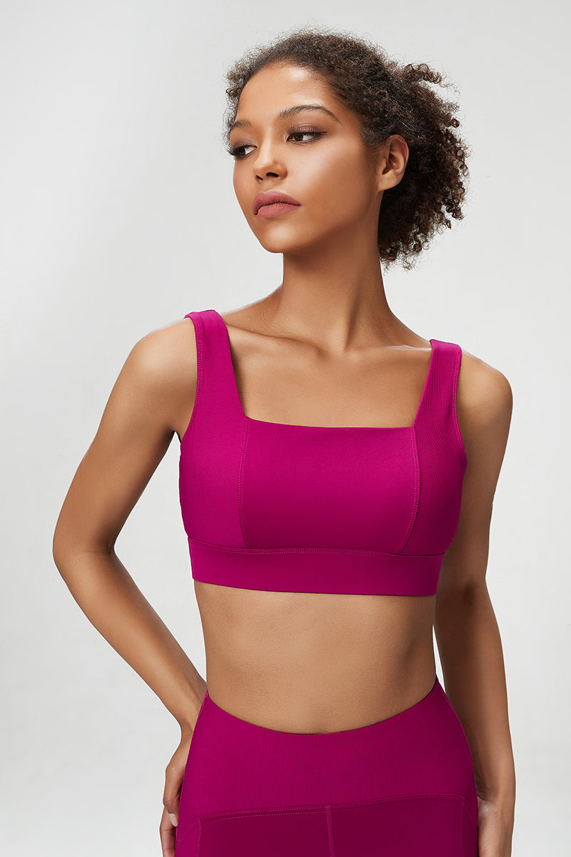 Women's Ribbed High Support Sports Bra