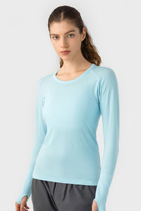 Women'S Yoga Long Sleeved With Thumbhole