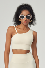 Women's Asymmetrical One-Shoulder Sports Bra