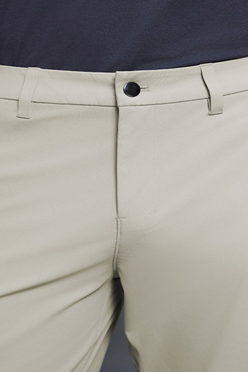 Men Comfortable Loose Straight Leg Business Casual Dress Pants