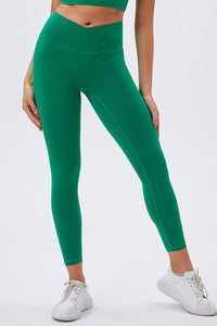 Women Eco-Friendly Recycled Fabric V Hundred Slimming High Waisted Tummy Tightening Exercise Running Fitness Yoga Leggings
