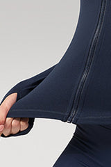 Women Stand-Collar Slim-Fit Quick-Dry Yoga Jacket