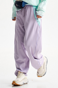 Unisex  Drawstring Hem Waterproof Quick-Dry Curved Pants
