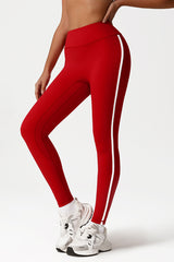 Women High-Waisted Color-Block Butt-Lifting Quick-Dry Yoga Pants