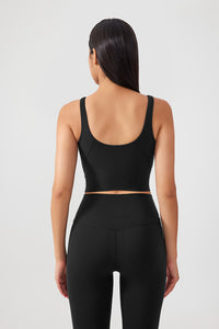 Women Fixed Bra Pads U-Back Nude Shape Fitness Yoga Exercise Vest