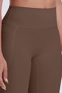 Women High-Waisted Pocket Yoga Set: Seamless Sports Bra + Sculpting Leggings