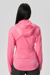 Women Cooling Uv50+ Slim-Fit Convertible Hood Outdoor Sun Protection Jacket