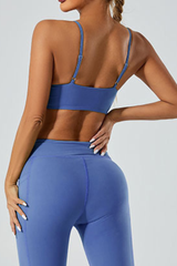 Women's triangle cup sports bra.