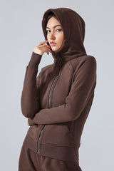 Women'S Zip Sport Hooded Jacket