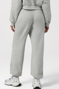 Women Hi-Waist Cuffed Sport Sweatpants