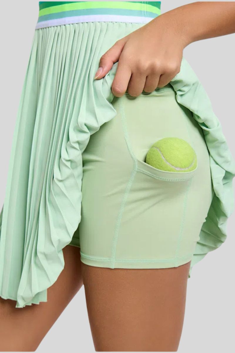 Tennis badminton quick-drying pleated dress with bra suspenders