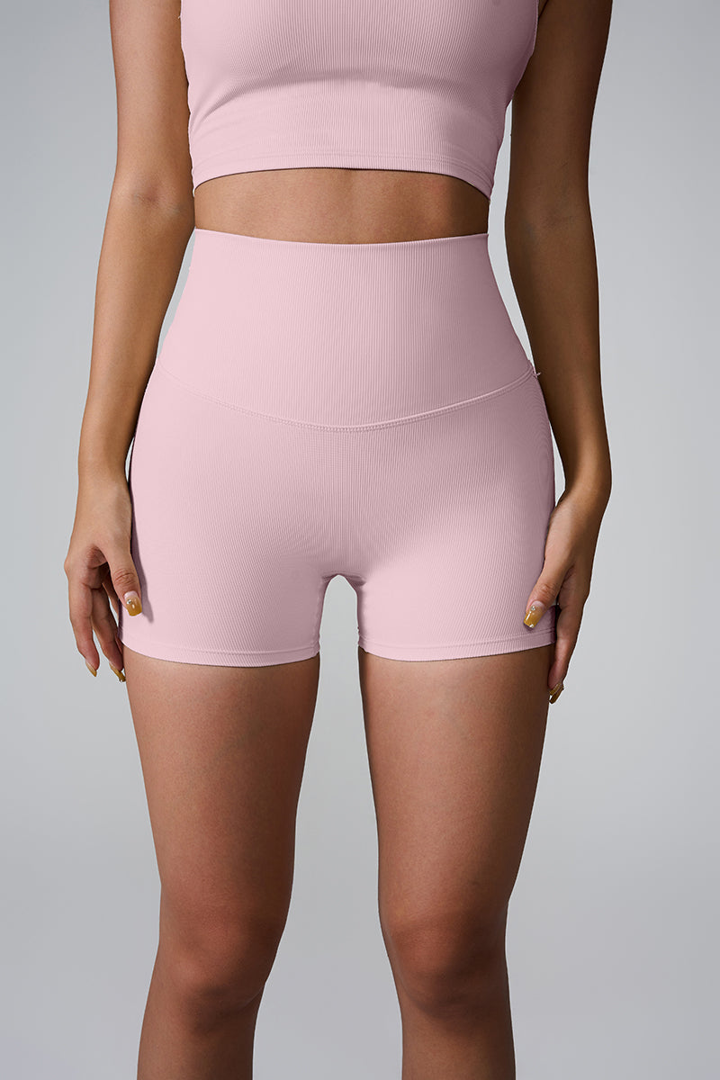 Women'S Rear Cross High Rise Hip Lift Quick-Drying Fitness Yoga Shorts