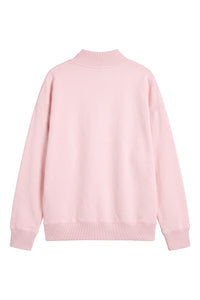 Women's Fall Fleece Relaxed Mock Neck Sweatshirt