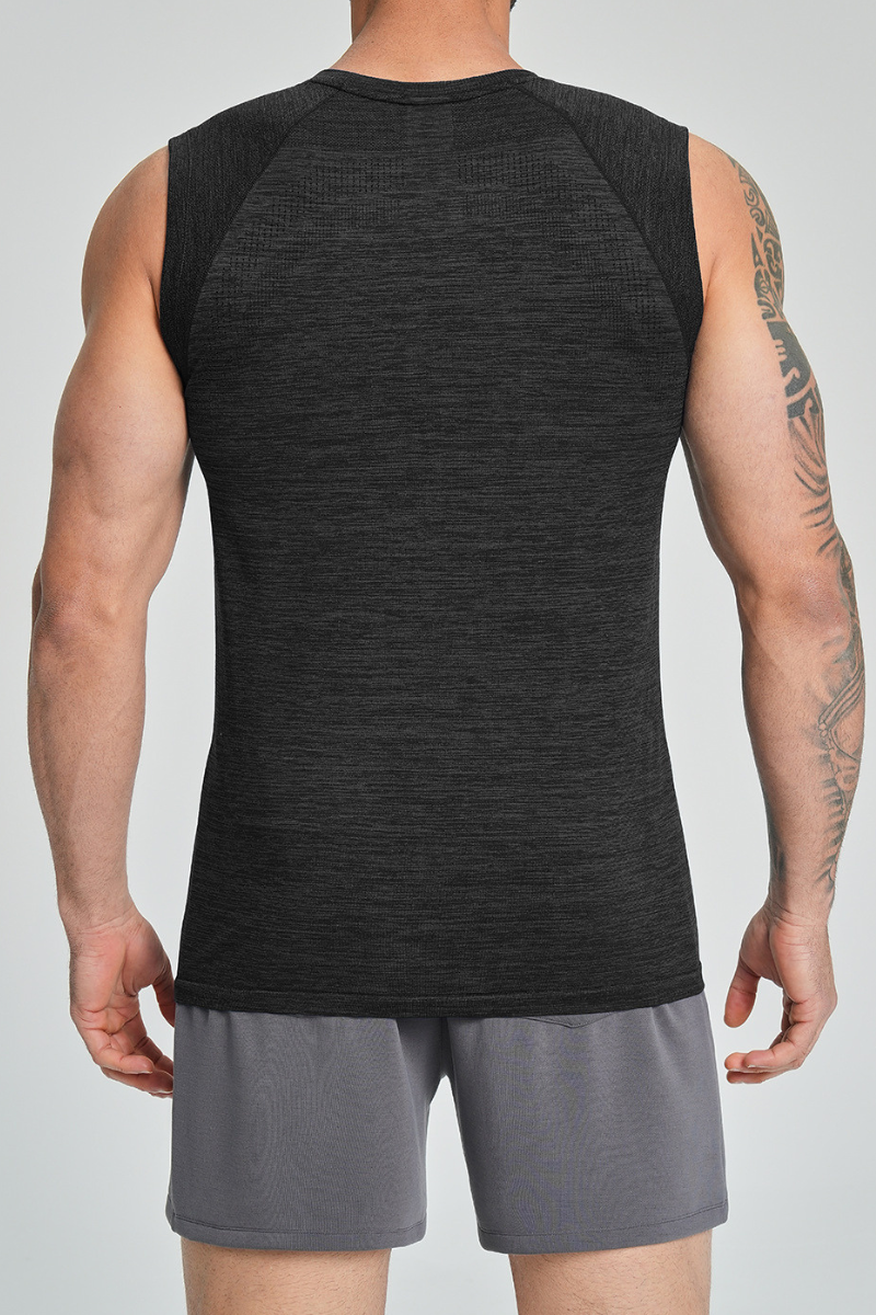 Men's Summer Soft Textured Quick Dry Sports Tank Top