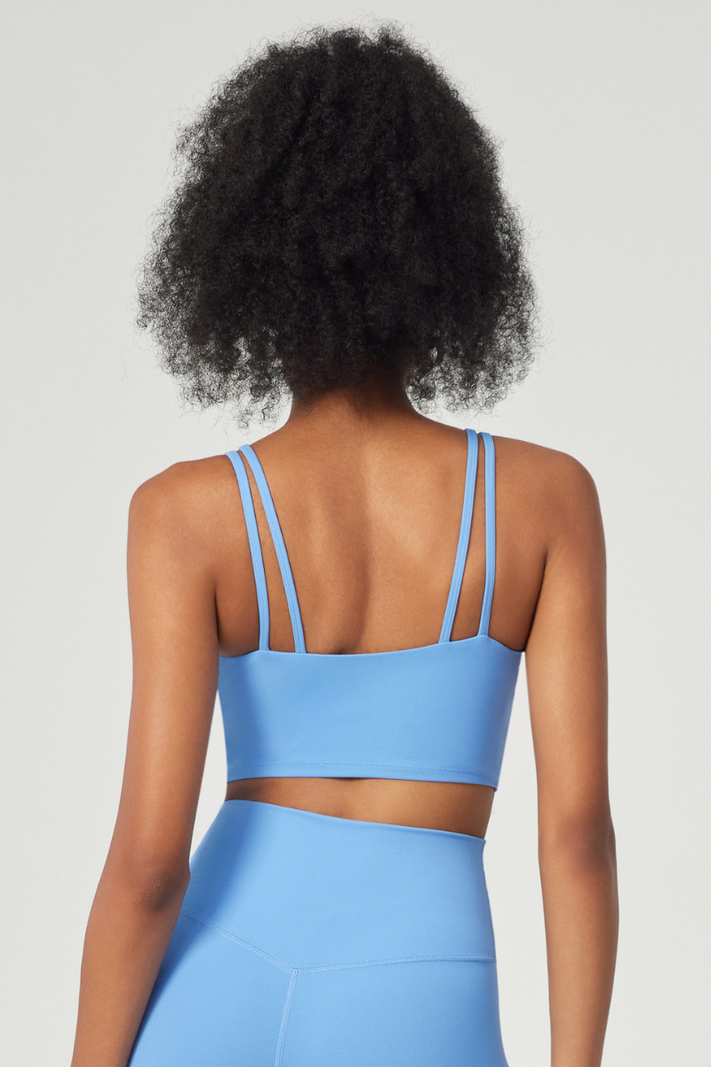 Women's V-Neck Double-Strap Sports Bra