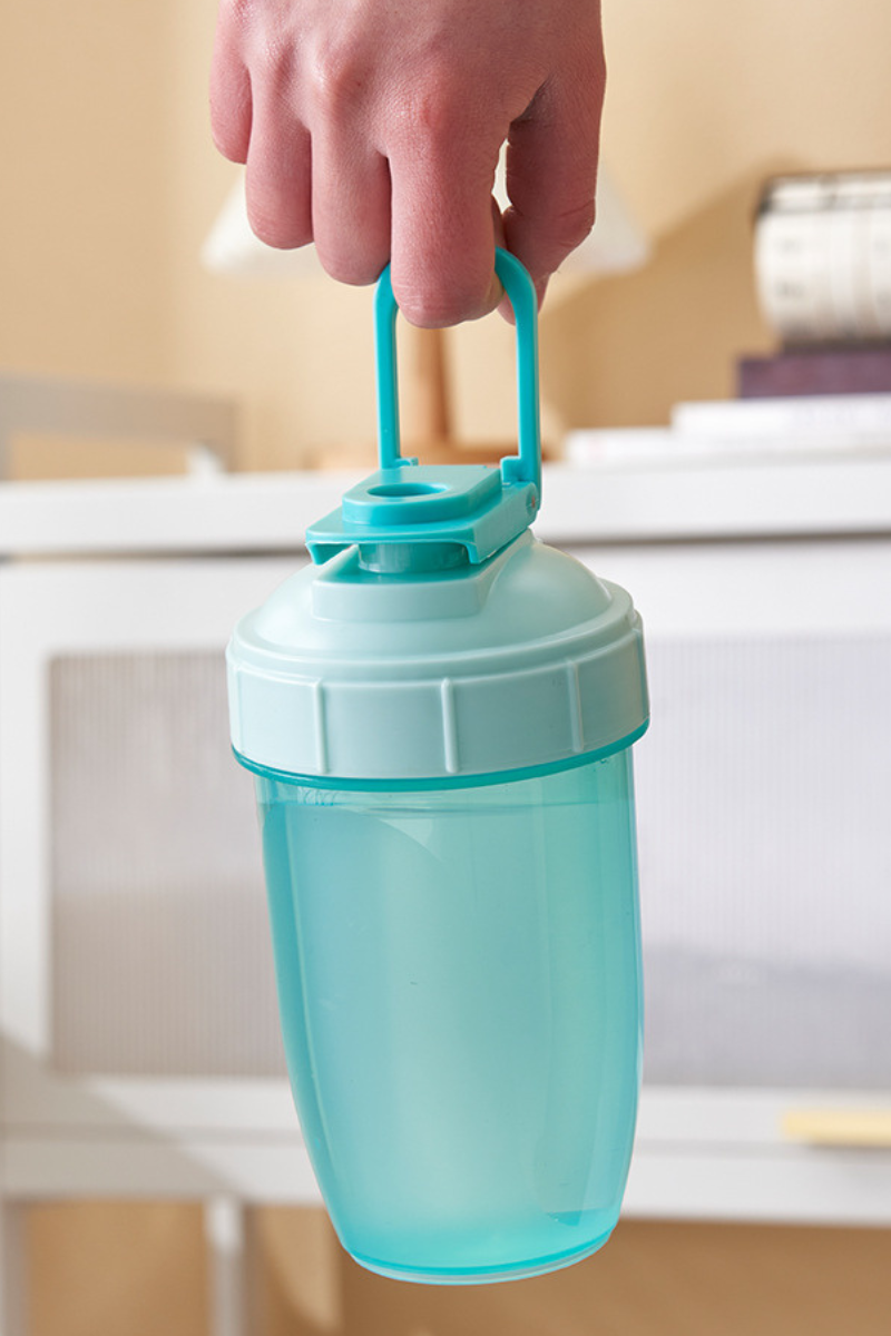 500ml Protein Gym Shaker Bottle With Handle And Whisk Ball