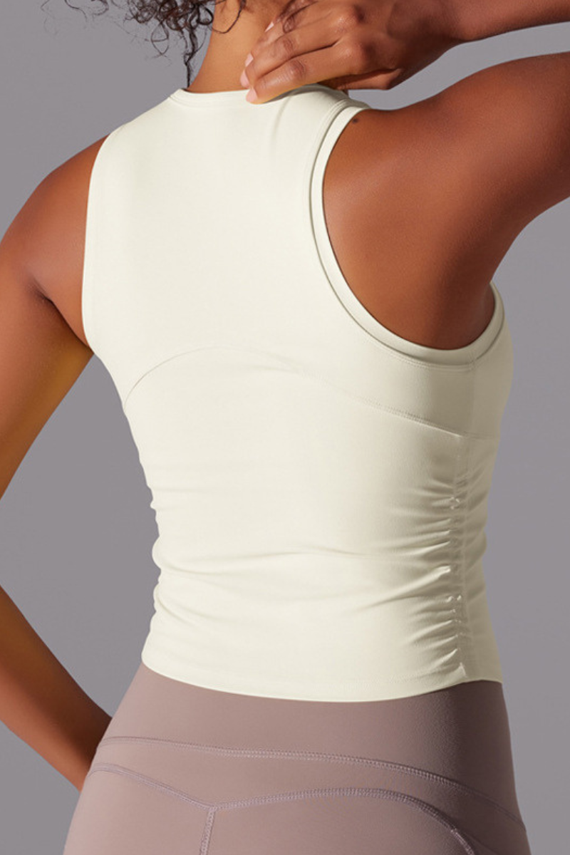 Outerwear Crop Pilates Tee