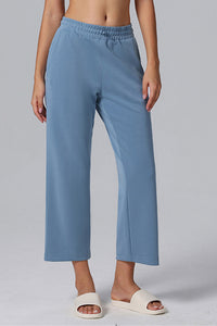 Loose Sporty Wide-Leg Pants