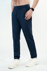 Men High-Waist Warm Quick-Dry Outdoor Running Training Pants