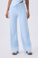 Women High-Waist Relaxed-Fit Drawstring Yoga Lounge Pants
