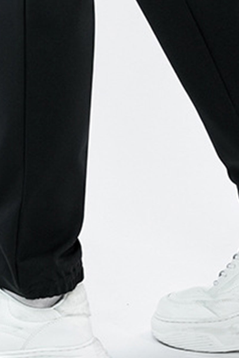 Men High-Waist Warm Quick-Dry Outdoor Running Training Pants