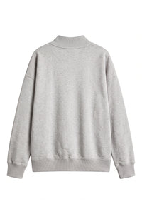 Women's Fall Fleece Relaxed Mock Neck Sweatshirt