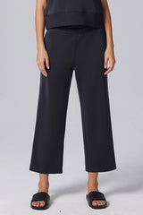 Loose Sporty Wide-Leg Pants