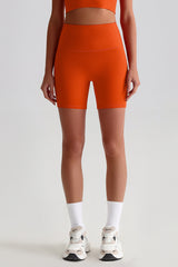 Women High Waisted Butt Lifting Seamless Naked Sensation Yoga Shorts