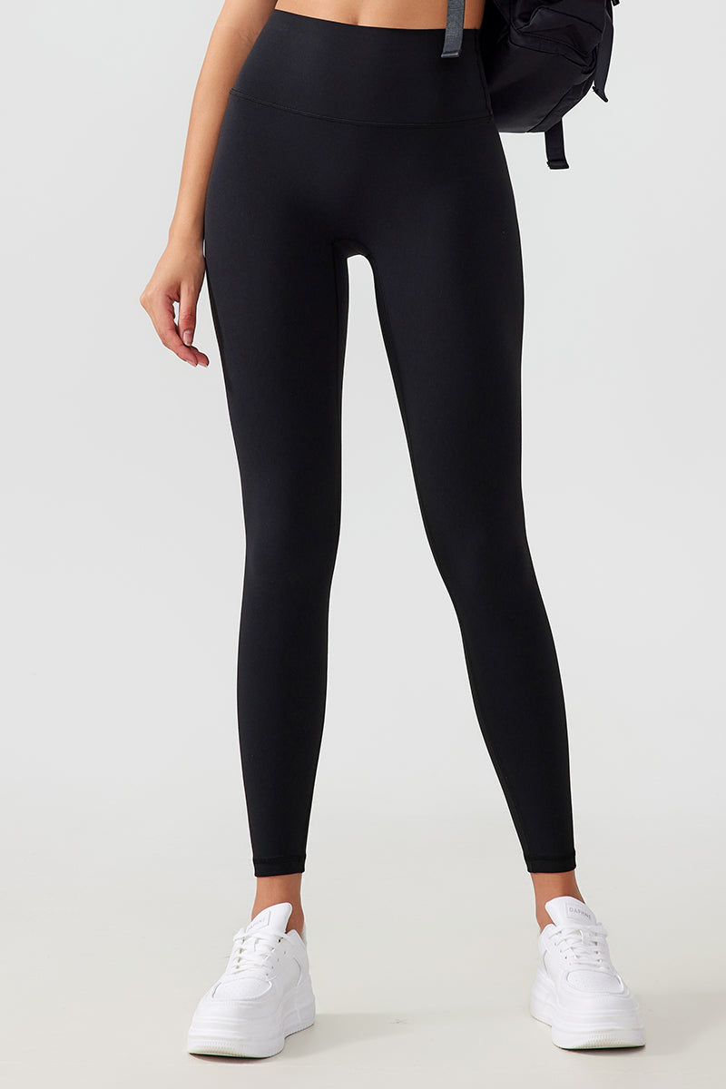 Women Free Size Nude Hip Lifting Shaping Fitness 9/10 Yoga Pants