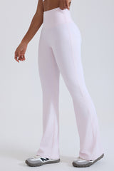 Women Hi-Waist Flared Yoga Leggings