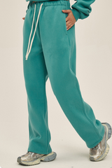 Straight-cut casual pants