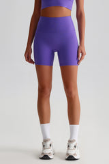 Women High Waisted Butt Lifting Seamless Naked Sensation Yoga Shorts