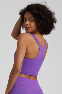 Classic Solid Color High-Strength Sports Bra