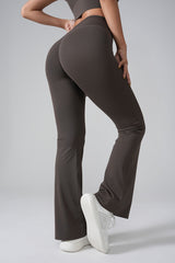 Women Peach Butt Lift Yoga Flare Pants