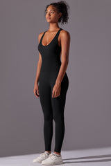 Seamless Women'S I-Back Yoga Sport Jumpsuit