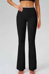 Women Naked-Feel Flared High-Waist Leggings