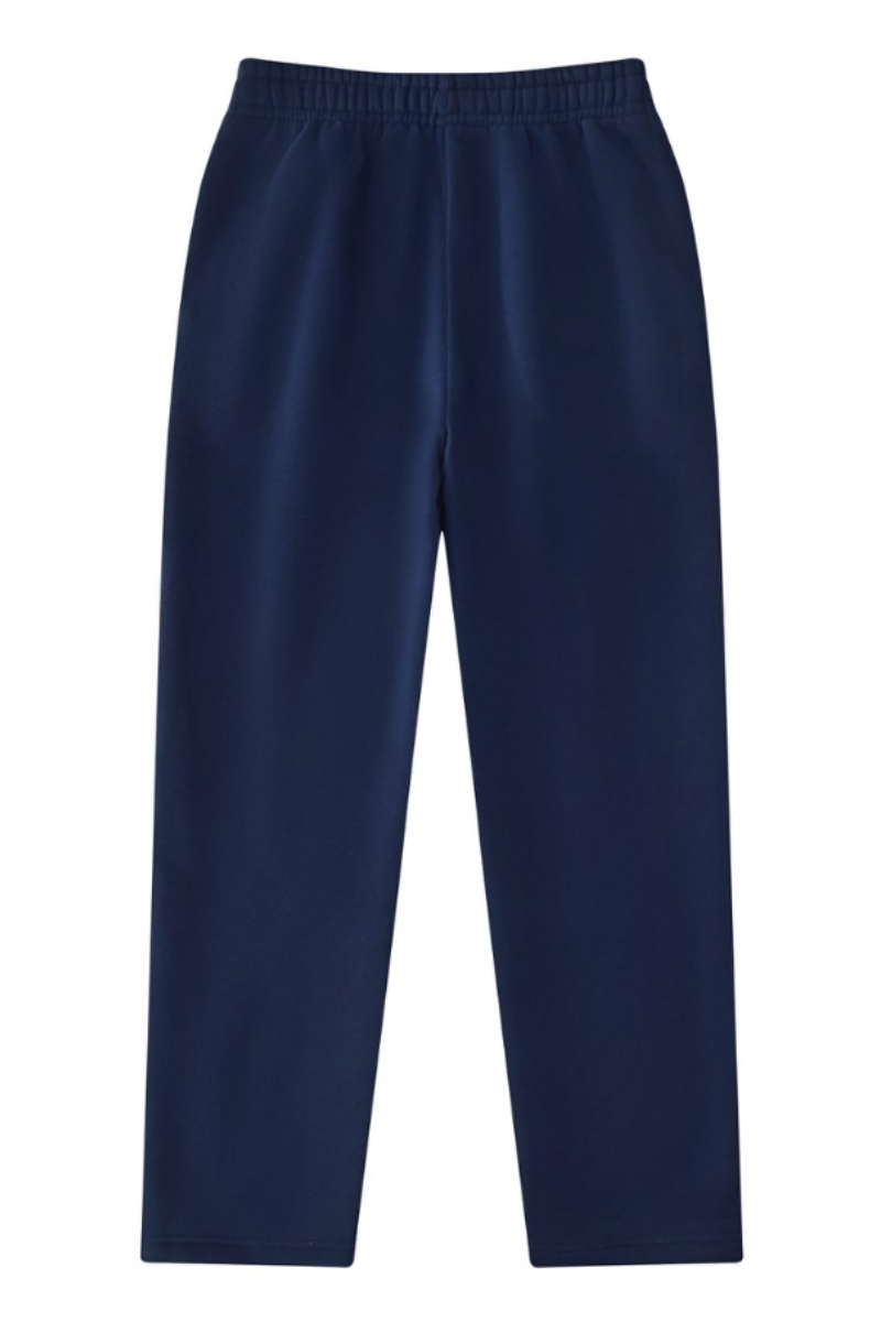 Unisex Drawstring Straight Leg Casual Sweatpants