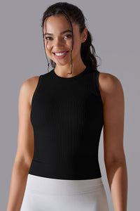 Women'S Ribbed Breathable Sports Tank Top