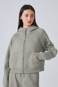 Women'S Loose Yoga Hooded Jacket