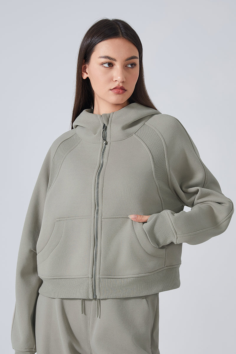Women'S Loose Yoga Hooded Jacket