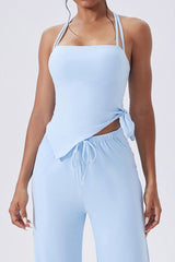 Women Double-Strap Backless Crisscross Yoga Sports Bra
