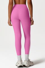 Women High-Waisted Color-Block Butt-Lifting Quick-Dry Yoga Pants