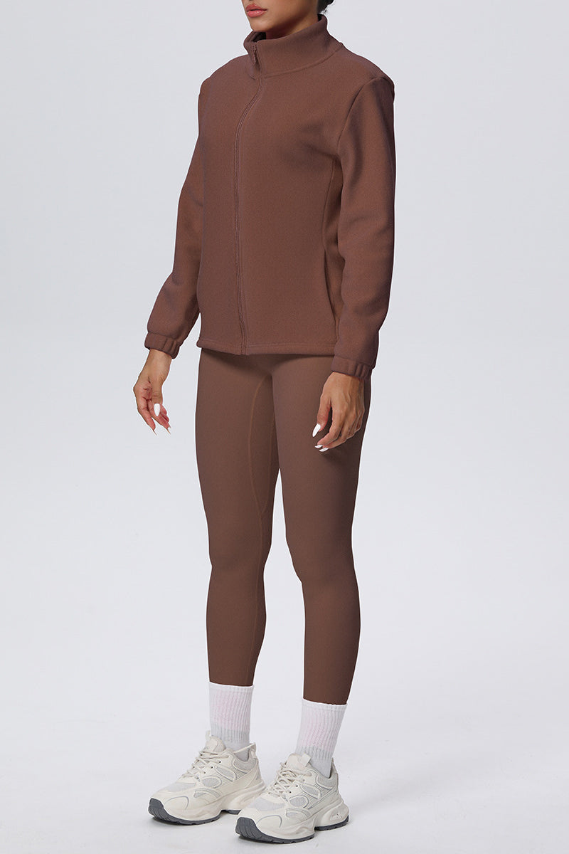 Women Thermal Sport Set: Jacket + Leggings