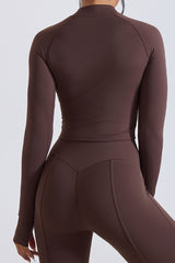 Women Stand Collar Windproof Sport Jacket