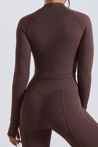 Women Stand Collar Windproof Sport Jacket