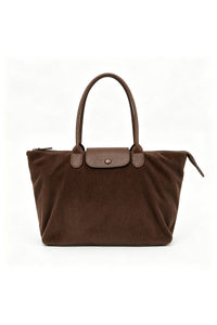 Women's Fall Corduroy Large-Capacity Commuter Tote Bag