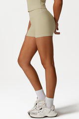 Women High Waist Hip Lift Quick-Dry Workout Shorts