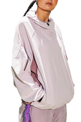 Women's Fall Color-Block Patchwork Multi-Pocket Sport Hoodie