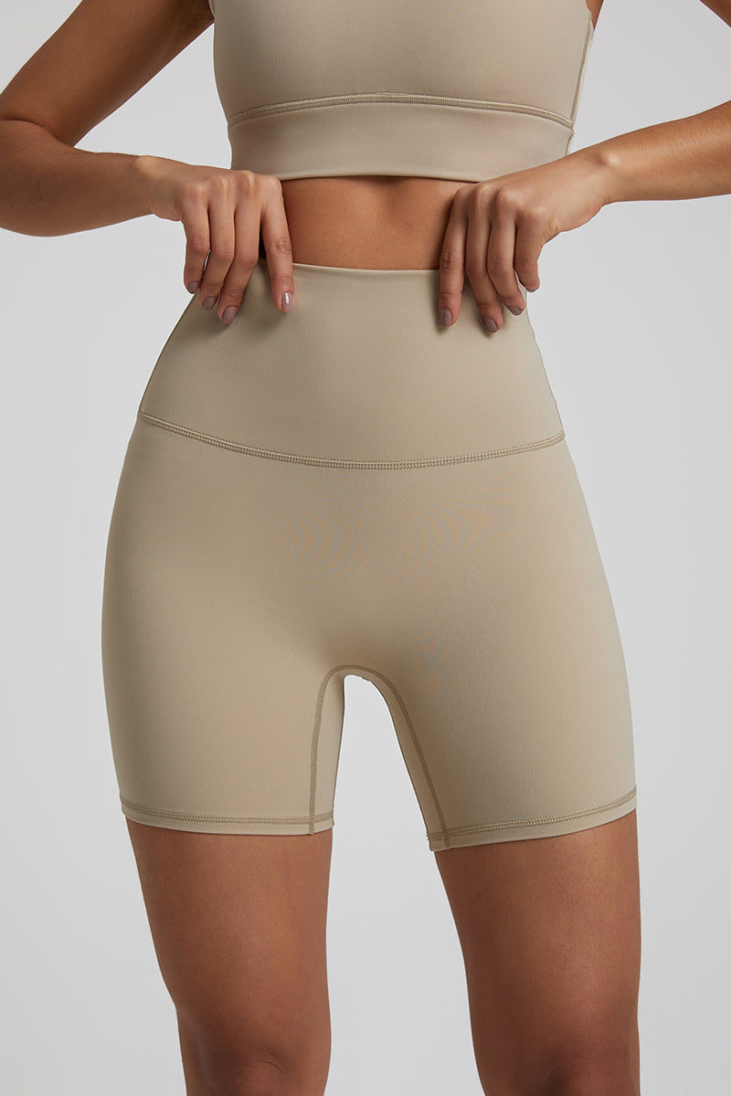 High-Waisted, High-Stretch Athletic Shorts